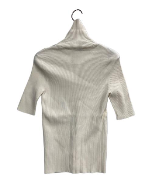 VALENTINO（ヴァレンティノ）VALENTINO (ヴァレンティノ) 半袖ニット ホワイト サイズ:Ｌの古着・服飾アイテム