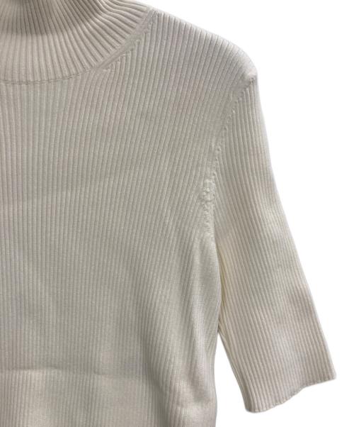 VALENTINO（ヴァレンティノ）VALENTINO (ヴァレンティノ) 半袖ニット ホワイト サイズ:Ｌの古着・服飾アイテム