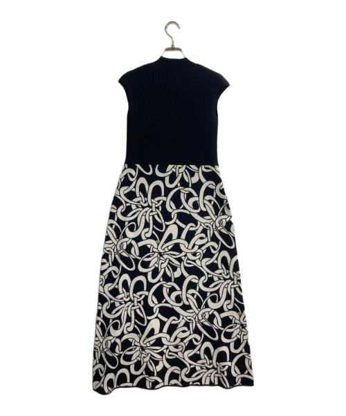 CORCOVADO（コルコバード）corcovado (コルコバード) ノースリーブニットワンピース ネイビー サイズ:38の古着・服飾アイテム