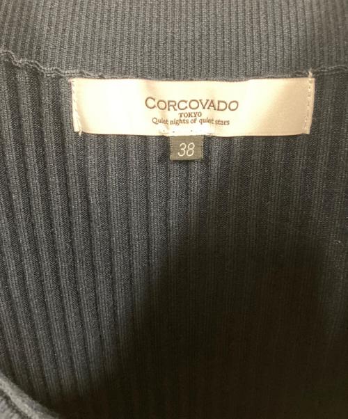 CORCOVADO（コルコバード）corcovado (コルコバード) ノースリーブニットワンピース ネイビー サイズ:38の古着・服飾アイテム