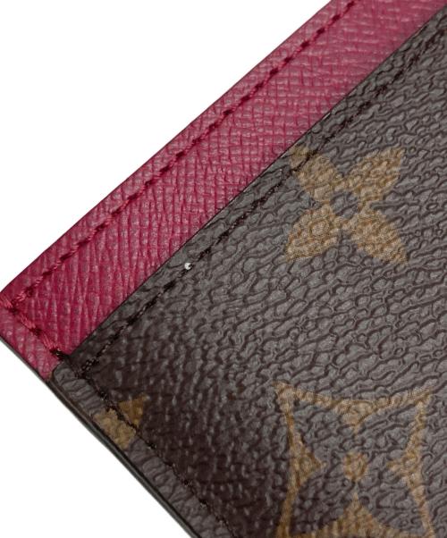 LOUIS VUITTON（ルイ ヴィトン）LOUIS VUITTON (ルイ ヴィトン) ポルトカルト サーンプル フューシャ ブラウンの古着・服飾アイテム