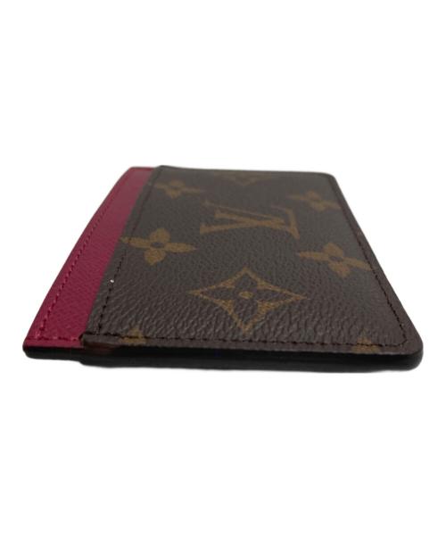 LOUIS VUITTON（ルイ ヴィトン）LOUIS VUITTON (ルイ ヴィトン) ポルトカルト サーンプル フューシャ ブラウンの古着・服飾アイテム