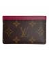 LOUIS VUITTON（ルイ ヴィトン）の古着「ポルトカルト サーンプル フューシャ」｜ブラウン