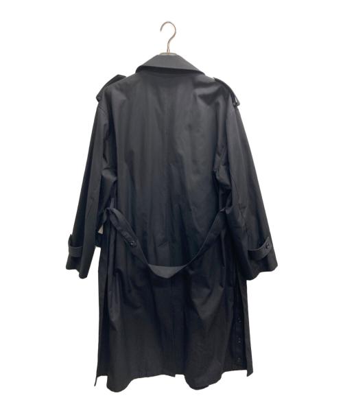 stein（シュタイン）stein (シュタイン) OVERSIZED TRENCH COAT ブラック サイズ:Sの古着・服飾アイテム