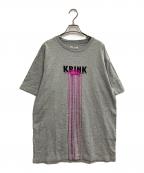 KRINK×KITHクリンク×キス）の古着「プリントTシャツ」｜グレー