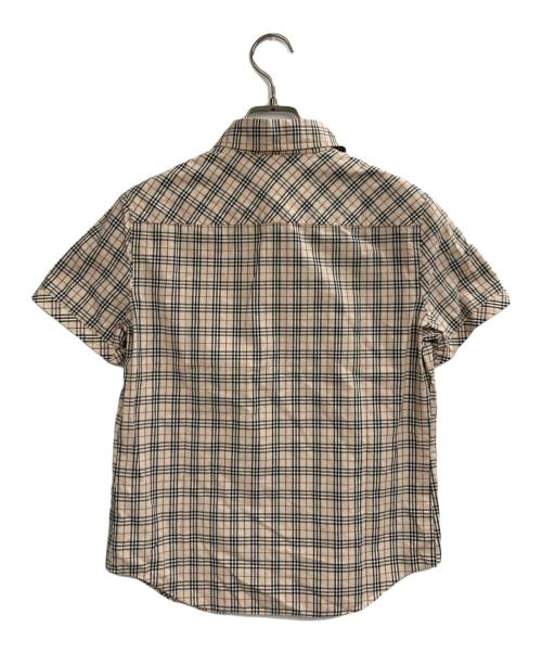 BURBERRY BLUE LABEL（バーバリー ブルー レーベル）BURBERRY BLUE LABEL (バーバリー ブルー レーベル) チェックシャツ ベージュ サイズ:38の古着・服飾アイテム
