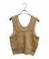 AURALEE（オーラリー）の古着「BRUSHED SUPER KID MOHAIR KNIT TANK」｜ベージュ