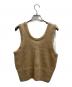 AURALEE (オーラリー) BRUSHED SUPER KID MOHAIR KNIT TANK ベージュ サイズ:1：13000円