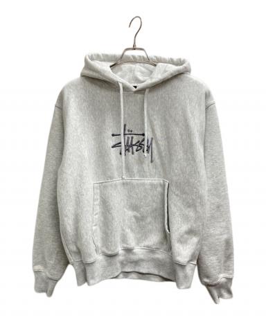 中古・古着通販】stussy (ステューシー) 裏起毛ロゴ刺繍パーカー