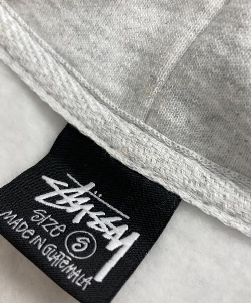 stussy（ステューシー）stussy (ステューシー) 裏起毛ロゴ刺繍パーカー グレー サイズ:Sの古着・服飾アイテム