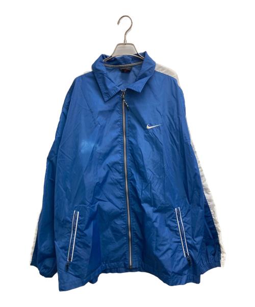 NIKE（ナイキ）NIKE (ナイキ) ナイロンジャケット ブルー サイズ:ＸＬの古着・服飾アイテム