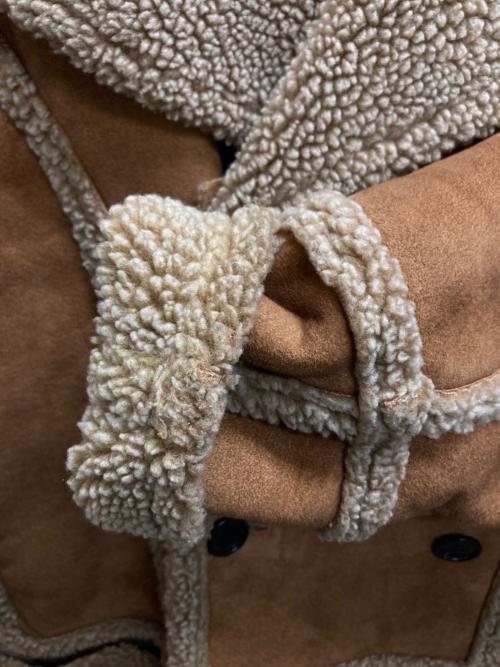 5351 pour les hommes（5351プールオム）5351 pour les hommes (5351プールオム) ムートンコート ブラウン サイズ:３の古着・服飾アイテム