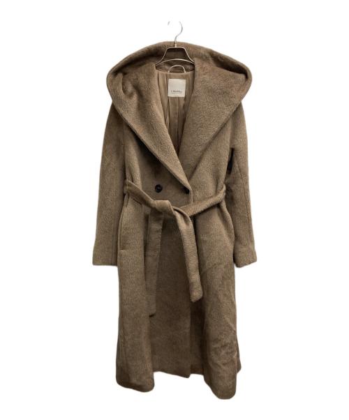 'S Max Mara（エスマックスマーラ）'S Max Mara (エスマックスマーラ) アルパカフードコート ブラウン サイズ:40の古着・服飾アイテム