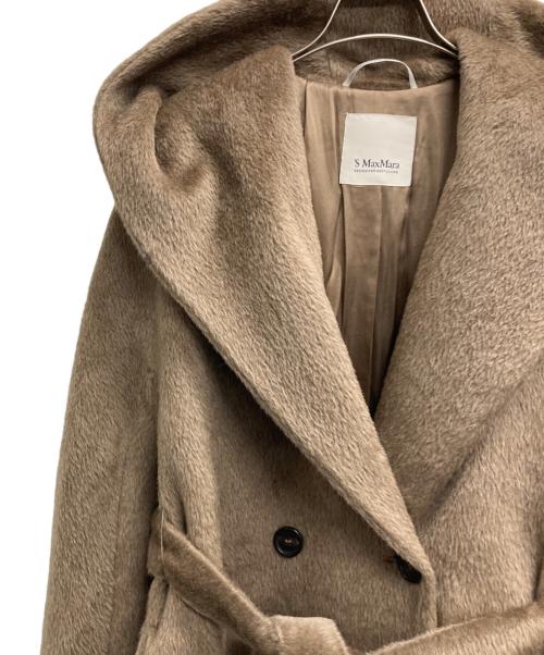 'S Max Mara（エスマックスマーラ）'S Max Mara (エスマックスマーラ) アルパカフードコート ブラウン サイズ:40の古着・服飾アイテム