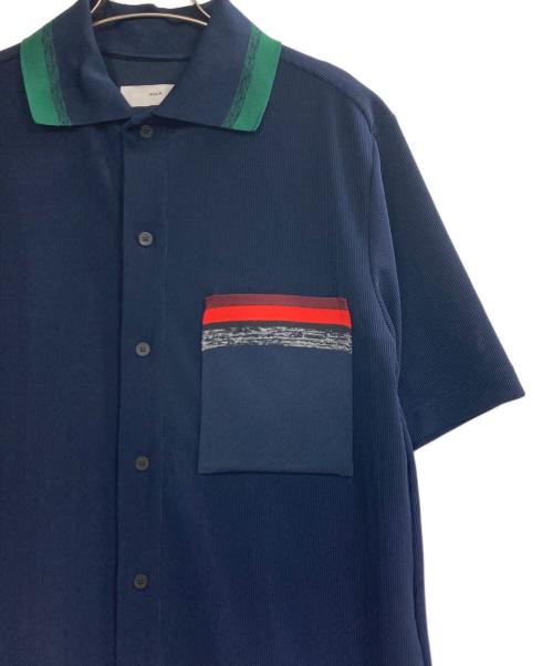TOGA PULLA（トーガ プルラ）TOGA PULLA (トーガ プルラ) Code pique jersey shirt dress ネイビー サイズ:36の古着・服飾アイテム