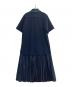 TOGA PULLA (トーガ プルラ) Code pique jersey shirt dress ネイビー サイズ:36：12000円