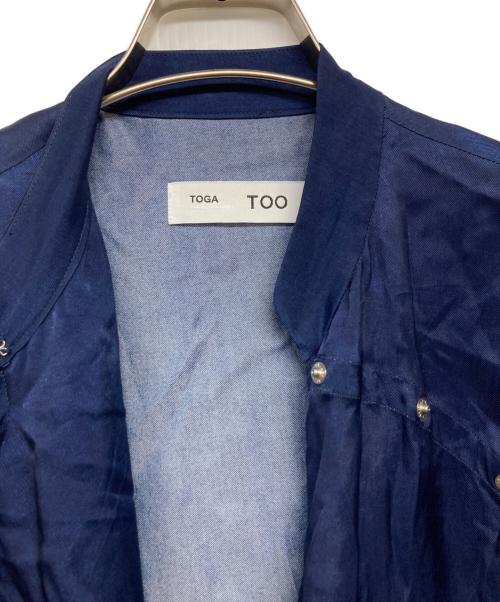 TOGA ARCHIVES（トーガアーカイブス）TOGA ARCHIVES (トーガアーカイブス) シャツコート ネイビー サイズ:Sの古着・服飾アイテム