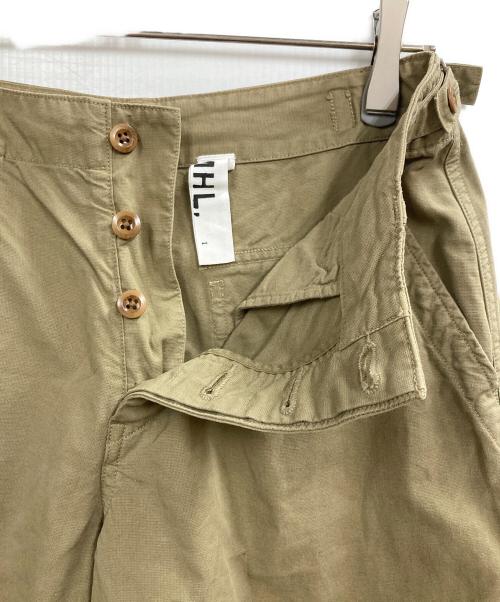 MHL（マーガレットハウエル）MHL (マーガレットハウエル) ハーフパンツ オリーブ サイズ:1の古着・服飾アイテム