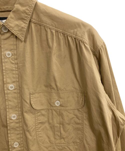 MONITALY（モニタリー）MONITALY (モニタリー) サファリシャツ ベージュ サイズ:Mの古着・服飾アイテム