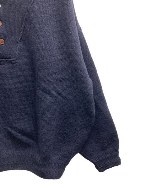 SOUTH CAPE（サウスケープ）SOUTH CAPE (サウスケープ) ハーフボタンニット ネイビー サイズ:XLの古着・服飾アイテム
