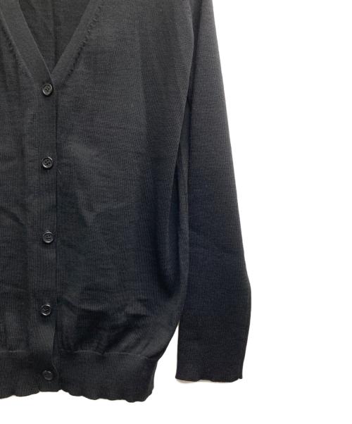 MIU MIU（ミュウミュウ）MIU MIU (ミュウミュウ) ウールニットカーディガン ブラック サイズ:40の古着・服飾アイテム