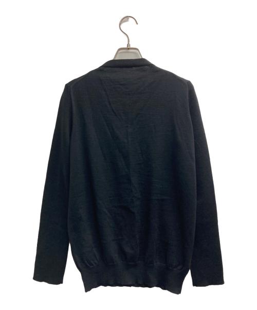 MIU MIU（ミュウミュウ）MIU MIU (ミュウミュウ) ウールニットカーディガン ブラック サイズ:40の古着・服飾アイテム