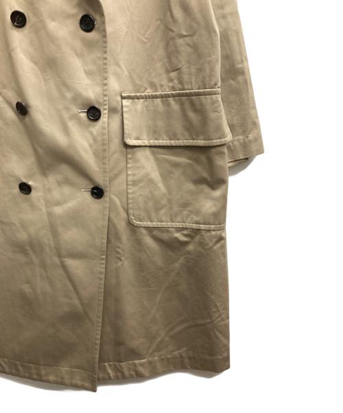 MARGARET HOWELL（マーガレットハウエル）MARGARET HOWELL (マーガレットハウエル) 24AW COTTON TWILL ダブルブレストコート ベージュ サイズ:2の古着・服飾アイテム