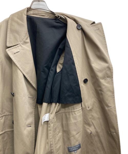 MARGARET HOWELL（マーガレットハウエル）MARGARET HOWELL (マーガレットハウエル) 24AW COTTON TWILL ダブルブレストコート ベージュ サイズ:2の古着・服飾アイテム