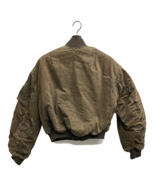 LAGUA GEM（ラグアジェム）LAGUA GEM (ラグアジェム) BIG POCKET COTTON MA-1（ビッグ　ポケット　コットン　エムエーワン） ブラウン サイズ:FREEの古着・服飾アイテム