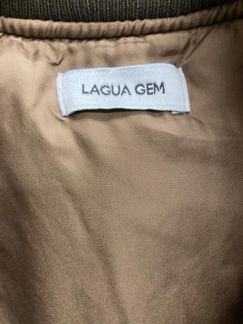 LAGUA GEM（ラグアジェム）LAGUA GEM (ラグアジェム) BIG POCKET COTTON MA-1（ビッグ　ポケット　コットン　エムエーワン） ブラウン サイズ:FREEの古着・服飾アイテム