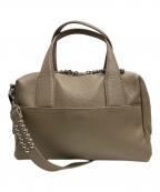 ear PAPILLONNERイアパピヨネ）の古着「スタッズボストンバッグ」｜ベージュ