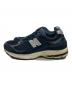 NEW BALANCE (ニューバランス) 2002ローカットスニーカー ネイビー サイズ:28：9000円