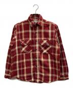 FIVE BROTHERファイブブラザー）の古着「70's-80's チェックシャツ」｜レッド