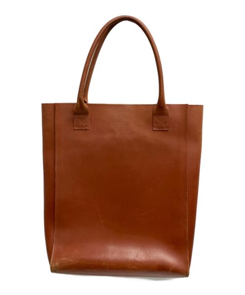 GLENROYAL（グレンロイヤル）GLENROYAL (グレンロイヤル) レザートートバッグ ブラウンの古着・服飾アイテム
