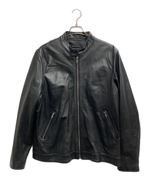 FORTIME（フォータイム）FORTIME (フォータイム) レザージャケット ブラック サイズ:3XLの古着・服飾アイテム