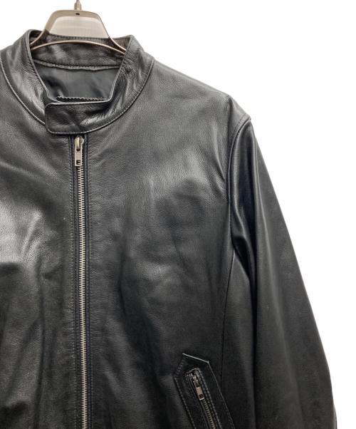 FORTIME（フォータイム）FORTIME (フォータイム) レザージャケット ブラック サイズ:3XLの古着・服飾アイテム