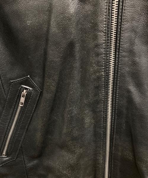 FORTIME（フォータイム）FORTIME (フォータイム) レザージャケット ブラック サイズ:3XLの古着・服飾アイテム