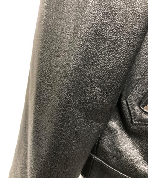 FORTIME（フォータイム）FORTIME (フォータイム) レザージャケット ブラック サイズ:3XLの古着・服飾アイテム