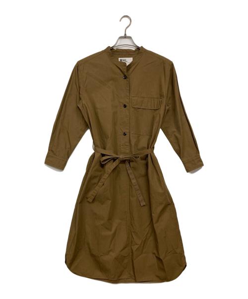 MHL（エムエイチエル）MHL (エムエイチエル) DRY COTTON POPLIN ブラウン サイズ:2の古着・服飾アイテム