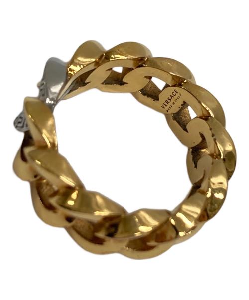 VERSACE（ヴェルサーチェ）VERSACE (ヴェルサーチェ) リング ゴールドカラー サイズ:記載なしの古着・服飾アイテム