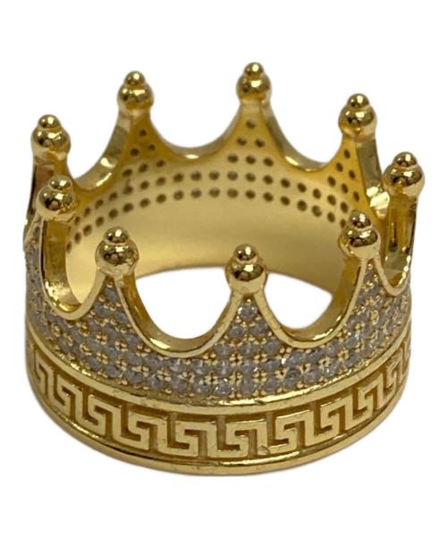 King Ice（キングアイス）KING ICE (キングアイス) クラウンリング ゴールドカラー サイズ:記載なしの古着・服飾アイテム