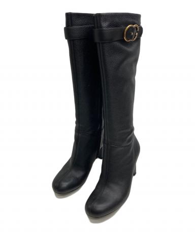 中古・古着通販】GUCCI (グッチ) ロングブーツ ブラック サイズ:371/2