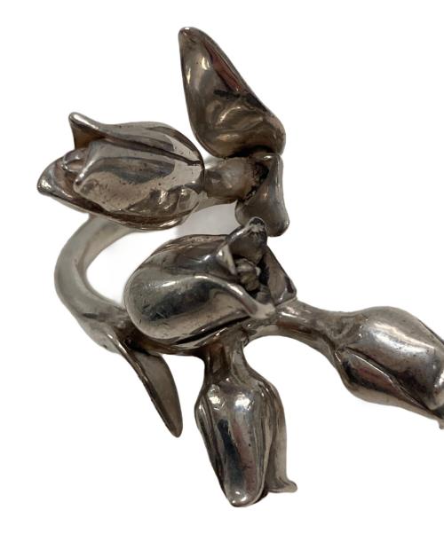 e.m.（イーエム）e.m. (イーエム) ローズリング シルバー サイズ:9号の古着・服飾アイテム