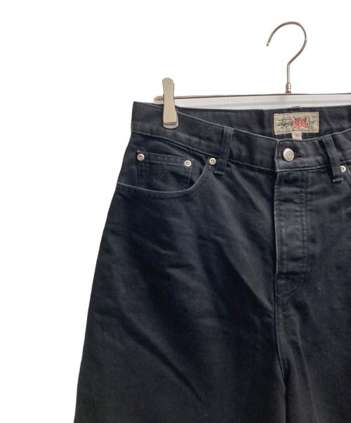 stussy（ステューシー）stussy (ステューシー) Big Ol Short Denim ブラック サイズ:30の古着・服飾アイテム