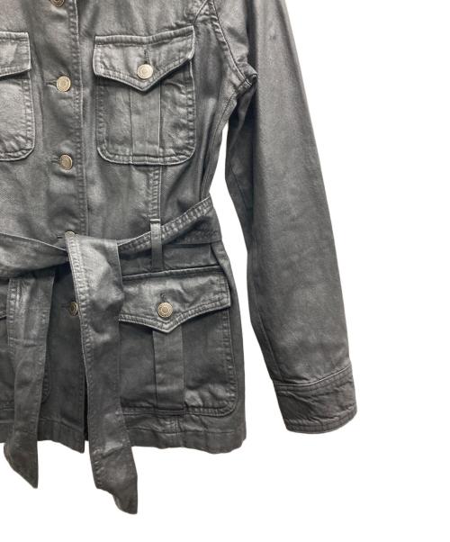 LAUREN RALPH LAUREN（ローレンラルフローレン）LAUREN RALPH LAUREN (ローレンラルフローレン) デニムジャケット ブラック サイズ:2の古着・服飾アイテム