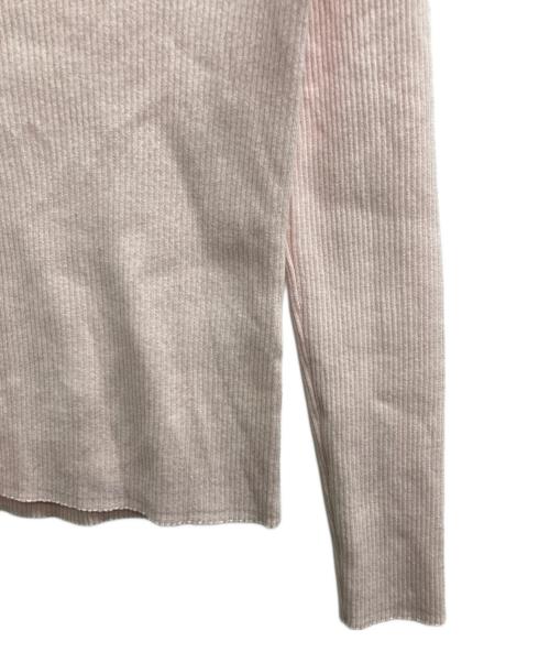 LACOSTE（ラコステ）LACOSTE (ラコステ) Snidel (スナイデル) ハイネックリブニットプルオーバー ピンク サイズ:36の古着・服飾アイテム