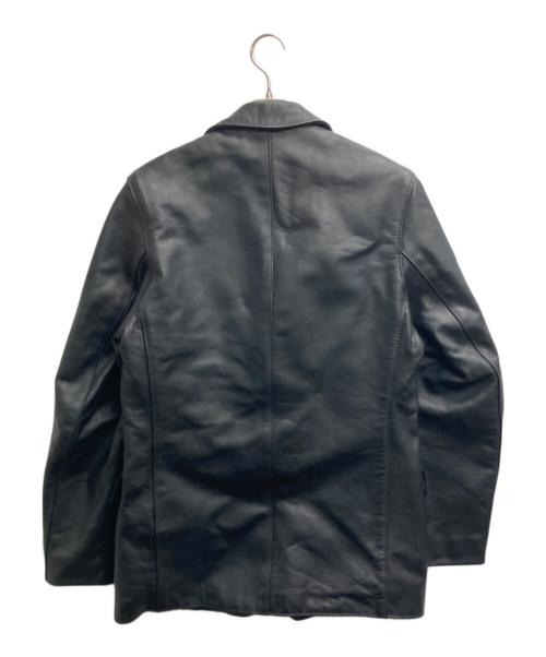 Schott（ショット）Schott (ショット) レザーテーラードジャケット ブラック サイズ:４０の古着・服飾アイテム