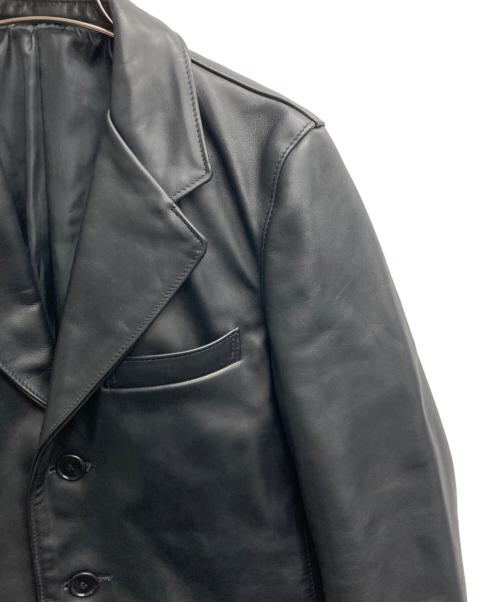 Schott（ショット）Schott (ショット) レザーテーラードジャケット ブラック サイズ:４０の古着・服飾アイテム