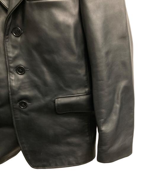 Schott（ショット）Schott (ショット) レザーテーラードジャケット ブラック サイズ:４０の古着・服飾アイテム