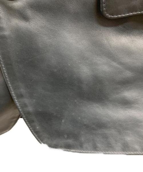 Schott（ショット）Schott (ショット) レザーテーラードジャケット ブラック サイズ:４０の古着・服飾アイテム